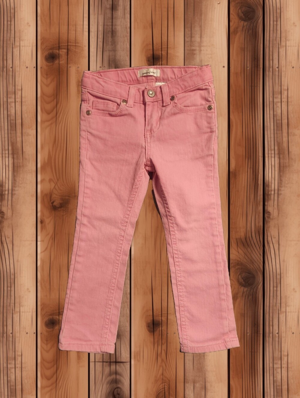 🔥5/$25🔥​Y2K Style Jumping Beans Pink Skinny Jeans Toddler Girl 3T